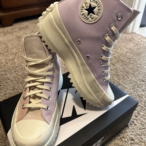 Converse Run Star Hike Pastel Shoes Sneakers Pink Clay Men’s 7/Women 8.5 - Picture 1 of 8